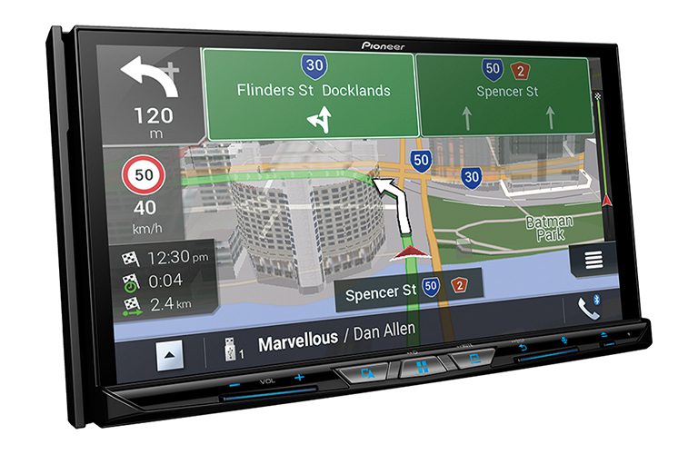 Pioneer 7' Navigation Tuner Screen