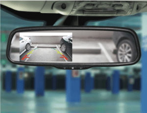 Premium Reverse Camera Lifestyle Reverse Camera in a car park