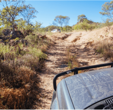4WD on an outback track