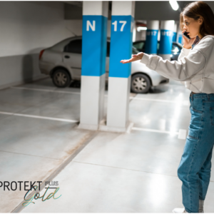 M-Protekt woman missing her car in the car park