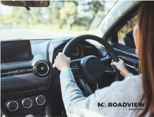 M4 Dash Camera Women Driving Car